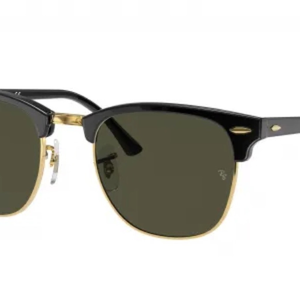 Ray-Ban Classic Clubmaster Black and Gold Sunglasses